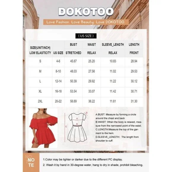Womens Off The Shoulder Summer Dresses 2024 Short Lantern Sleeve Ruffle Elastic